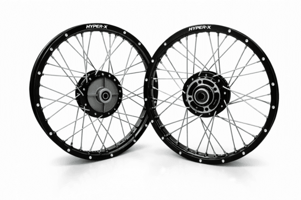 ΖΑΝΤΕΣ HYPER-X ΜΑΥΡΕΣ ΜΕ ΝΙΚΕΛ ΑΚΤΙΝΑ ΤΡΥΠΗΤΗ YAMAHA CRYPTON X135 / YAMAHA CRYPTON T110 / YAMAHA CRYPTON S115