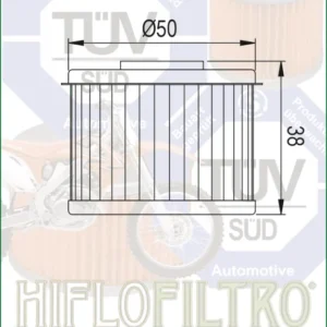 ΦΙΛΤΡΟ ΛΑΔΙΟΥ HIFLOFILTRO HF103 - Image 2